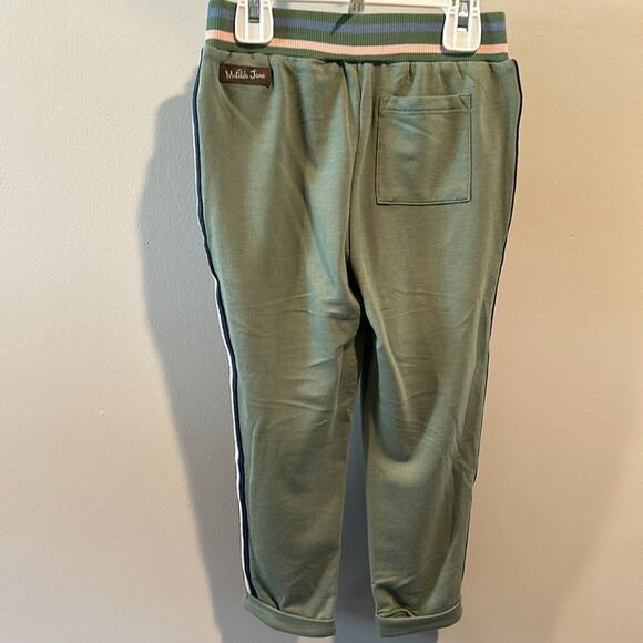 Matilda Jane size 4 Norah Green Striped Panel Jogger - Picture 8 of 12